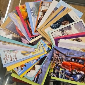 Assorted Colorful Greeting Cards Bundle - Multicolor